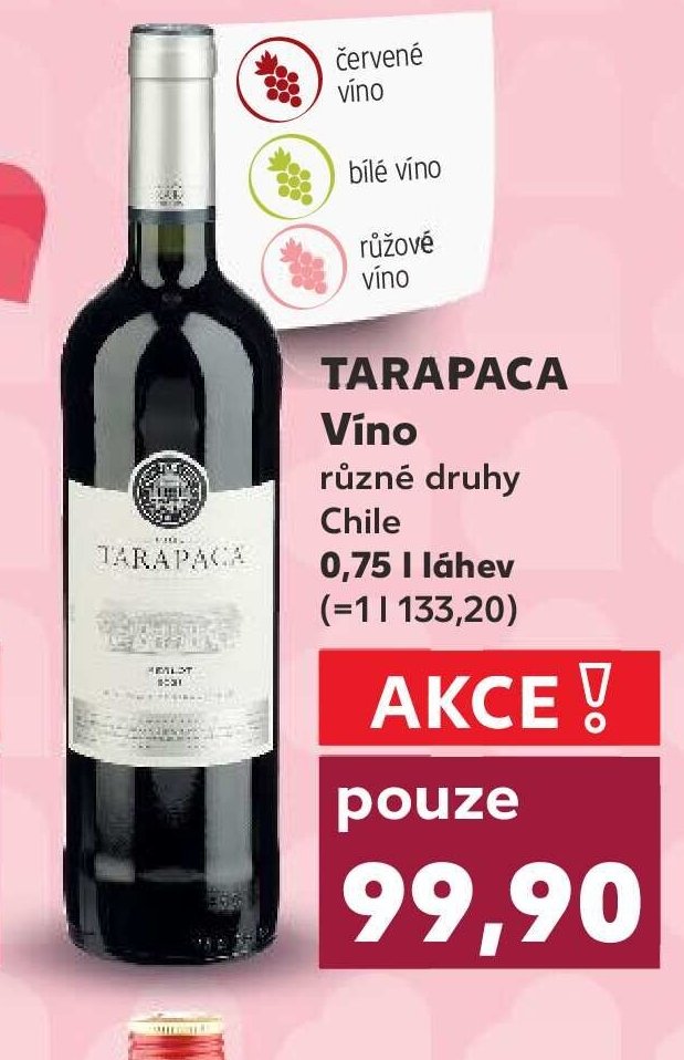 TARAPACA Víno