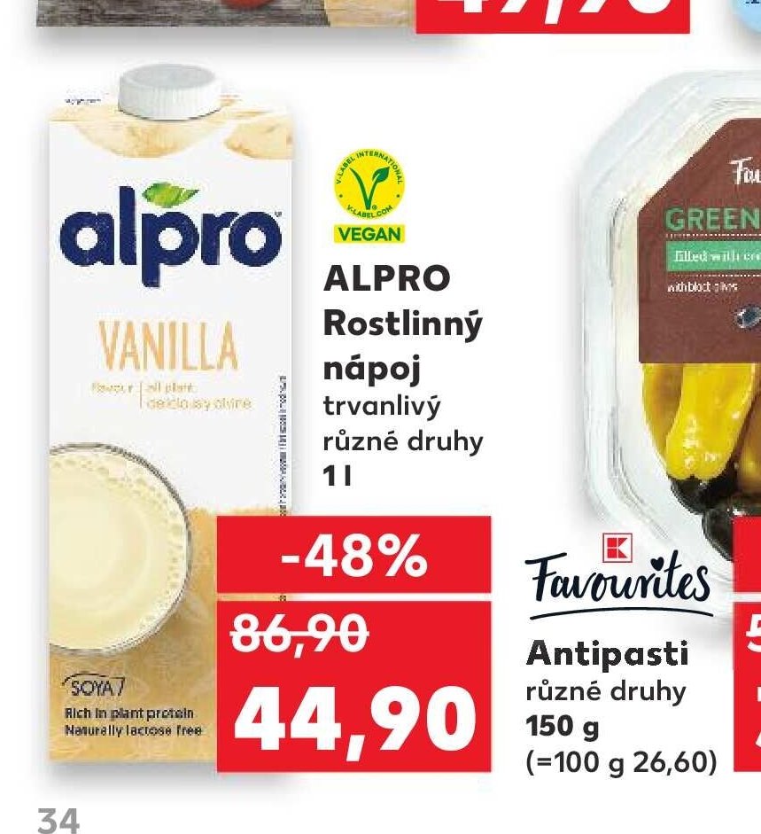 ALPRO Rostlinný nápoj trvanlivý 1 l