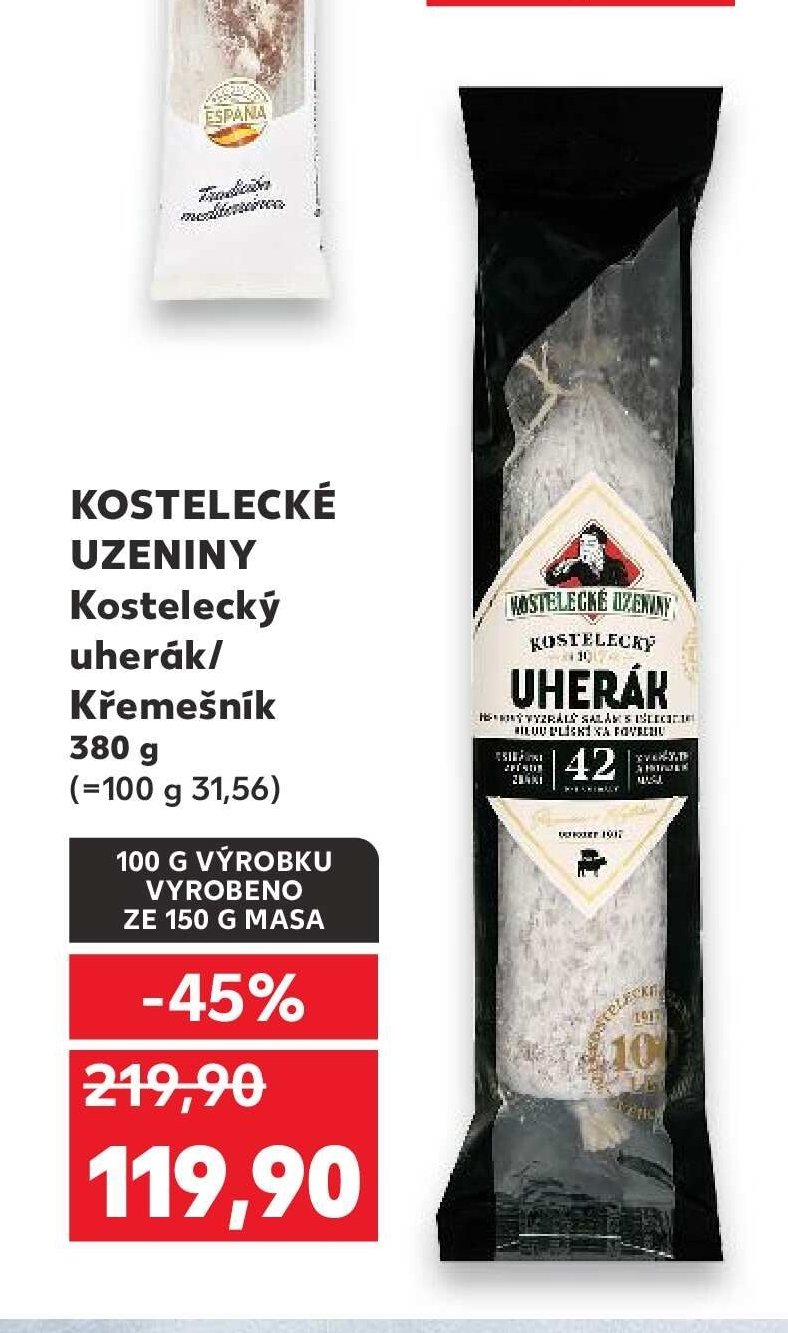 Kostelecké uzeniny Kostelecký uherák/Křemešník