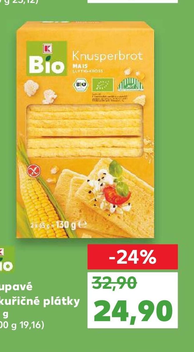 Bio Křupavé kukuřičné plátky
