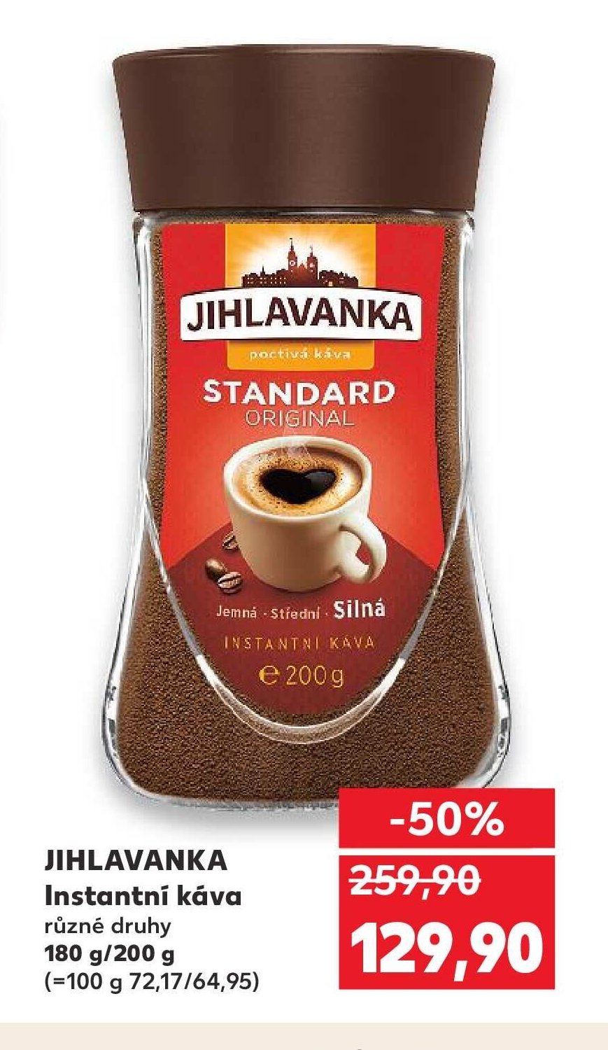 JIHLAVANKA Instantní káva