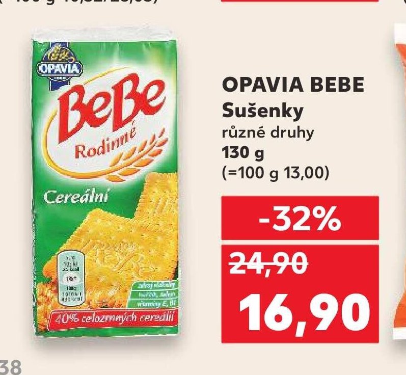 OPAVIA BEBE Sušenky
