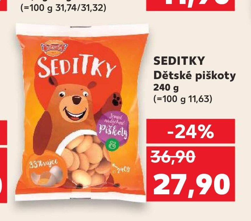 SEDITKY Dětské piškoty