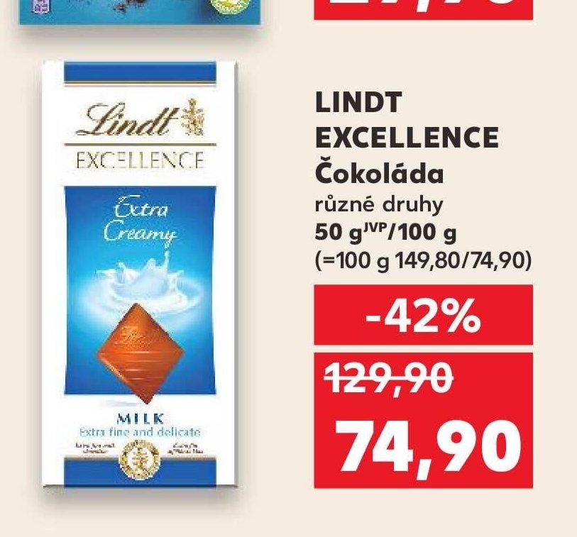 LINDT EXCELLENCE Čokoláda