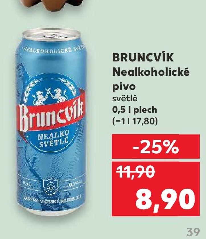 Bruncvík Nealkoholické pivo