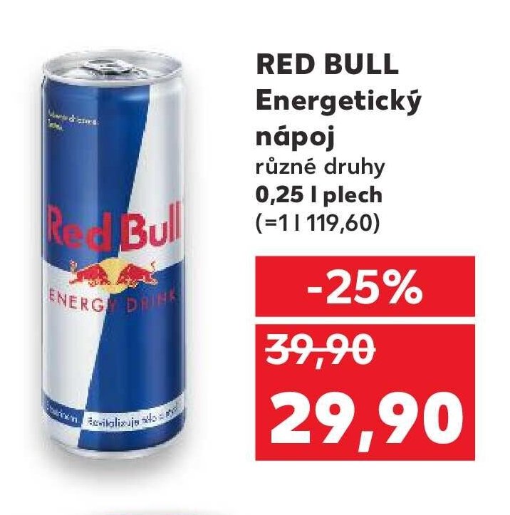 RED BULL Energetický nápoj