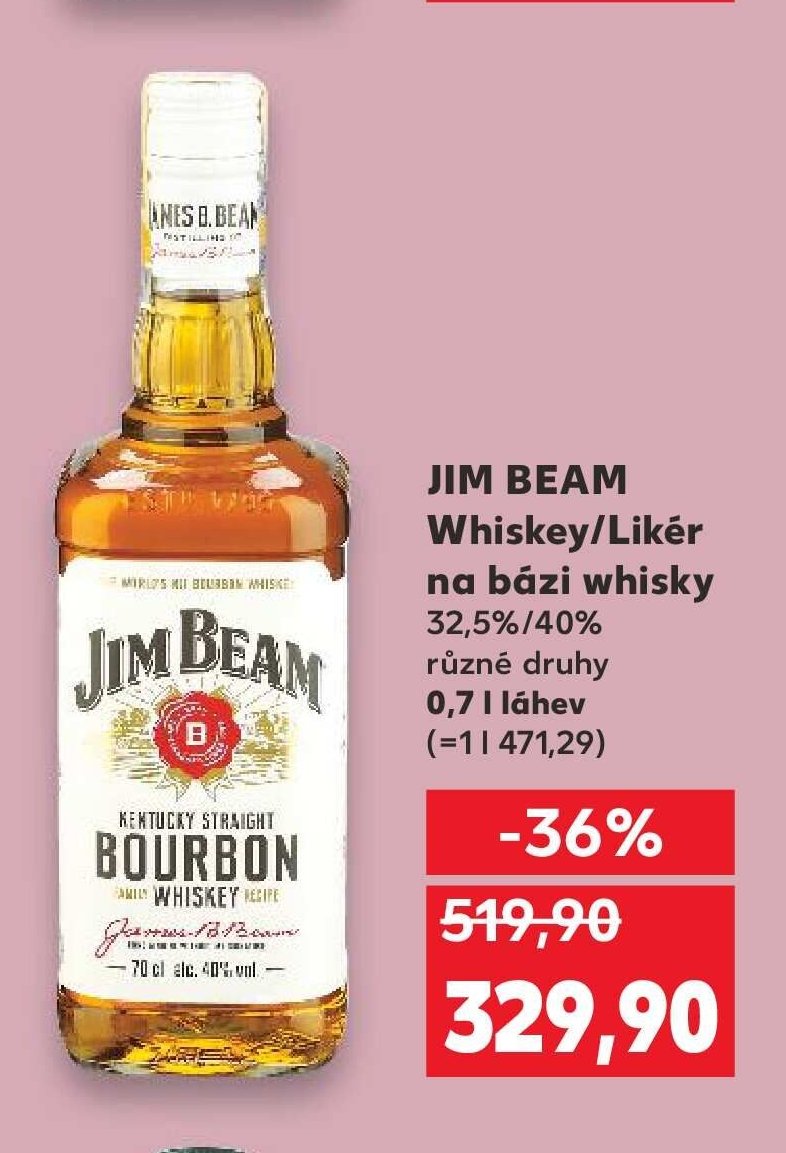JIM BEAM Whiskey/Likér na bázi whisky