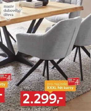 Židle s područkami (v setu s stolem)