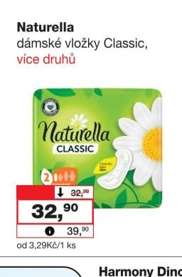 Naturella dámské vložky Classic, více druhů
