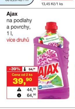 Ajax na podlahy a povrchy, 1 l, více druhů