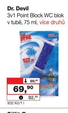 Dr. Devil 3v1 Point Block WC blok