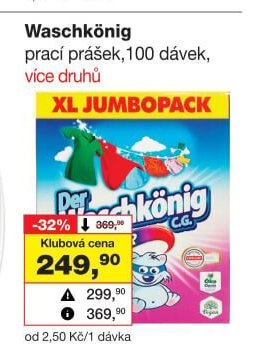 Waschkönig prací prášek