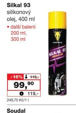 Silkal 93 silikonový olej