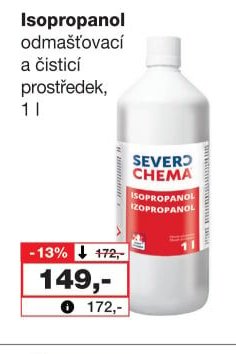 Isopropanol odmašťovač a čistící prostředek