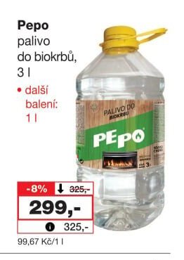 Pepo palivo do biokrbů