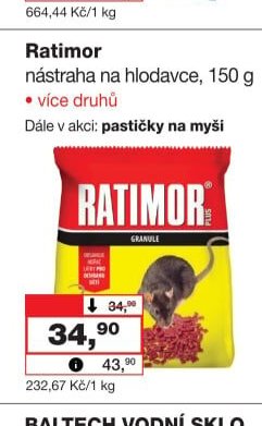 Ratimor nástraha na hlodavce