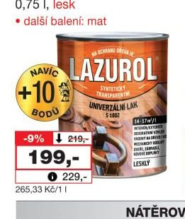 LAZUROL lak univerzální S1002