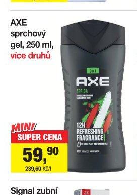AXE sprchový gel, 250 ml, více druhů
