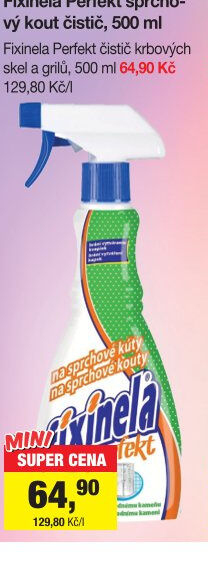 Čistič sprchových koutů Perfekt Fixinela