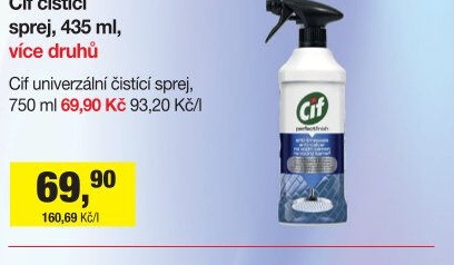 Čističe univerzální ve spreji Cif