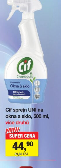 Čističe ve spreji Cif