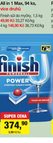 Sůl do myčky Finish