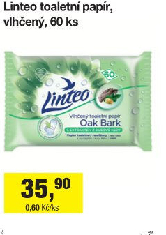 Toaletní papír vlhčený Linteo