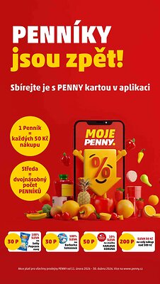 akční leták Penny Market 11.2.2026-17.2.2026