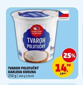 TVAROH POLOTUČNÝ KARLOVA KORUNA