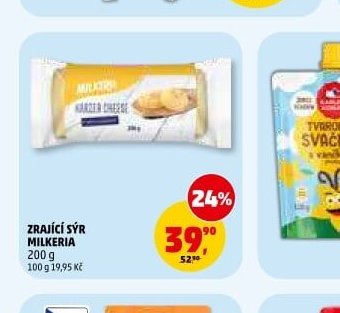 ZRAJÍCÍ SÝR MILKERIA