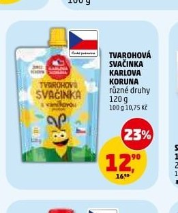 TVAROHOVÁ SVAČINKA KARLOVA KORUNA