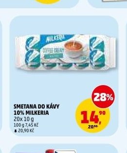 SMETANA DO KÁVY 10% MILKERIA