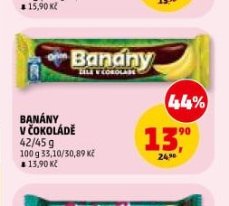BANÁNY V ČOKOLÁDĚ
