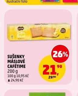 SUŠENKY MÁSLOVÉ CAFÉTIME