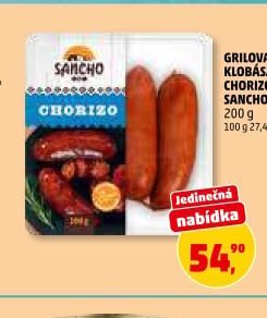 Grilovací klobása Chorizo Sancho