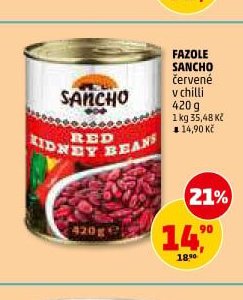 Fazole Sancho červené v chilli
