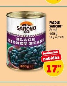 Fazole Sancho černé