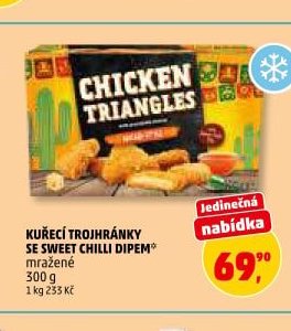Kuřecí trojhránky se sweet chilli dipem