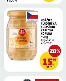HOŘČICE PLNOTUČNÁ, KREMŽSKÁ KARLOVA KORUNA