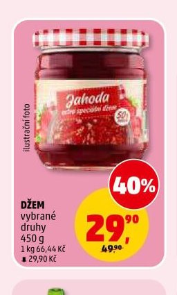 DŽEM vybrané druhy 450 g