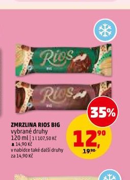 ZMRZLINA RIOS BIG vybrané druhy 120 ml