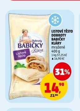 LISTOVÉ TĚSTO BABIČKY KLÁRY