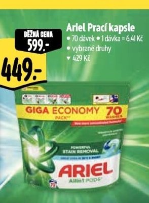 Ariel Prací kapsle