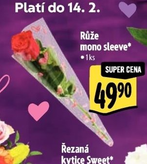 Růže mono sleeve