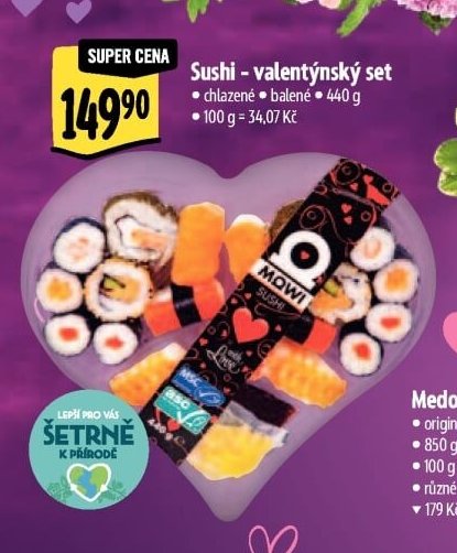 Sushi - valentýnský set