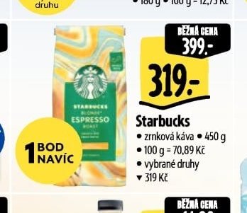 Starbucks zrnková káva