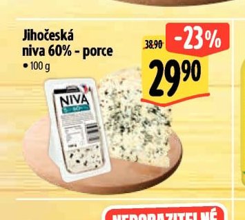 Jihočeská niva 60% - porce