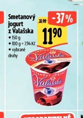 Smetanový jogurt z Valašska