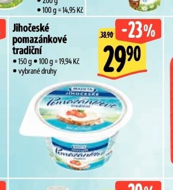 Jihočeské pomazánkové tradiční