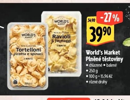 World's Market Plněné těstoviny